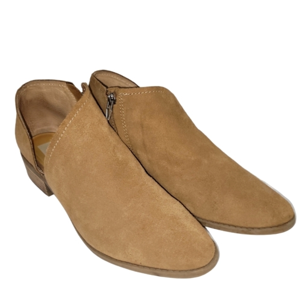 DOLCE VITA Women's Suede Leather Cut-Out Ankle Boots/Booties